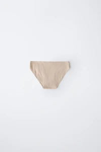 6-14 ANS/ LOT DE TROIS CULOTTES RIB ÉTIQUETTE