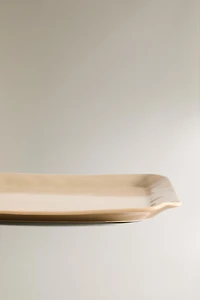 SQUARE STONEWARE TRAY