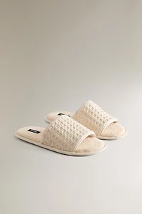 CHAUSSONS WAFFLE ÉPONGE