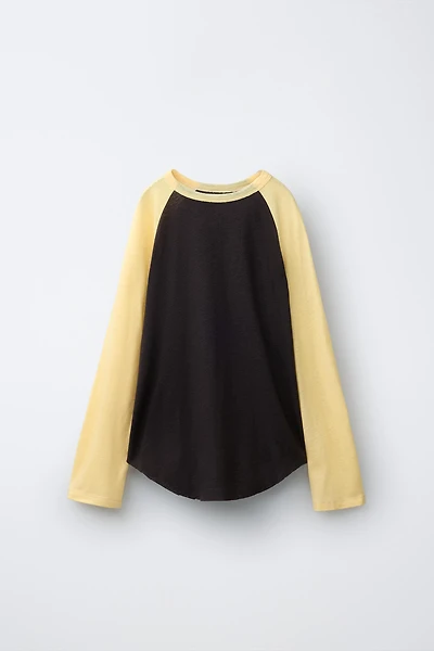 T-SHIRT MANCHES RAGLAN PUKAS SURF