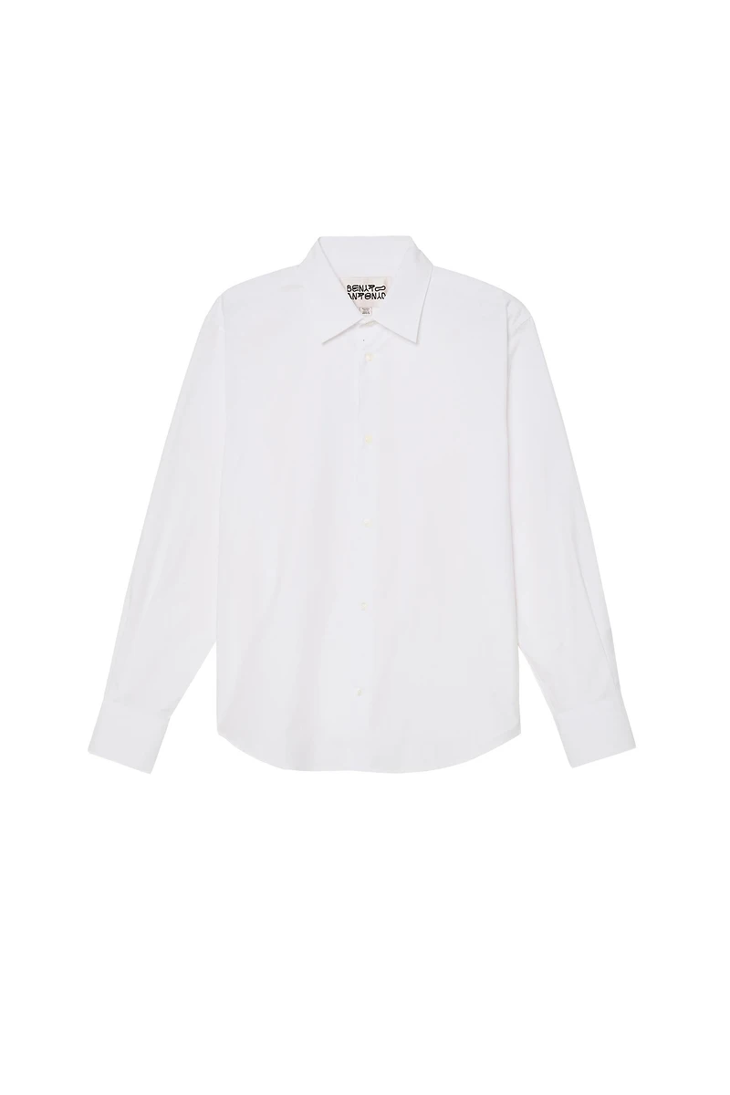 REGULAR FIT COTTON POPLIN SHIRT