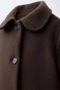 LONG WOOL AND CASHMERE COAT