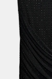 SPARKLY STRAPLESS DRESS