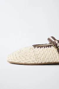 CROCHET BALLET FLATS