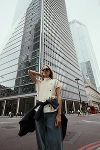 CONTRAST BUTTON SHIRT