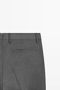 Pantalon tailleur en 100 % laine froide