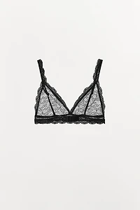 LACE TRIANGLE BRALETTE