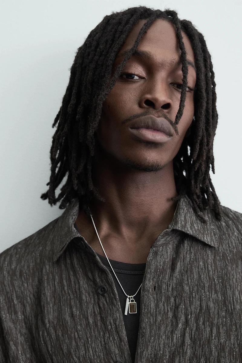 CHEMISE FLUIDE EN JACQUARD