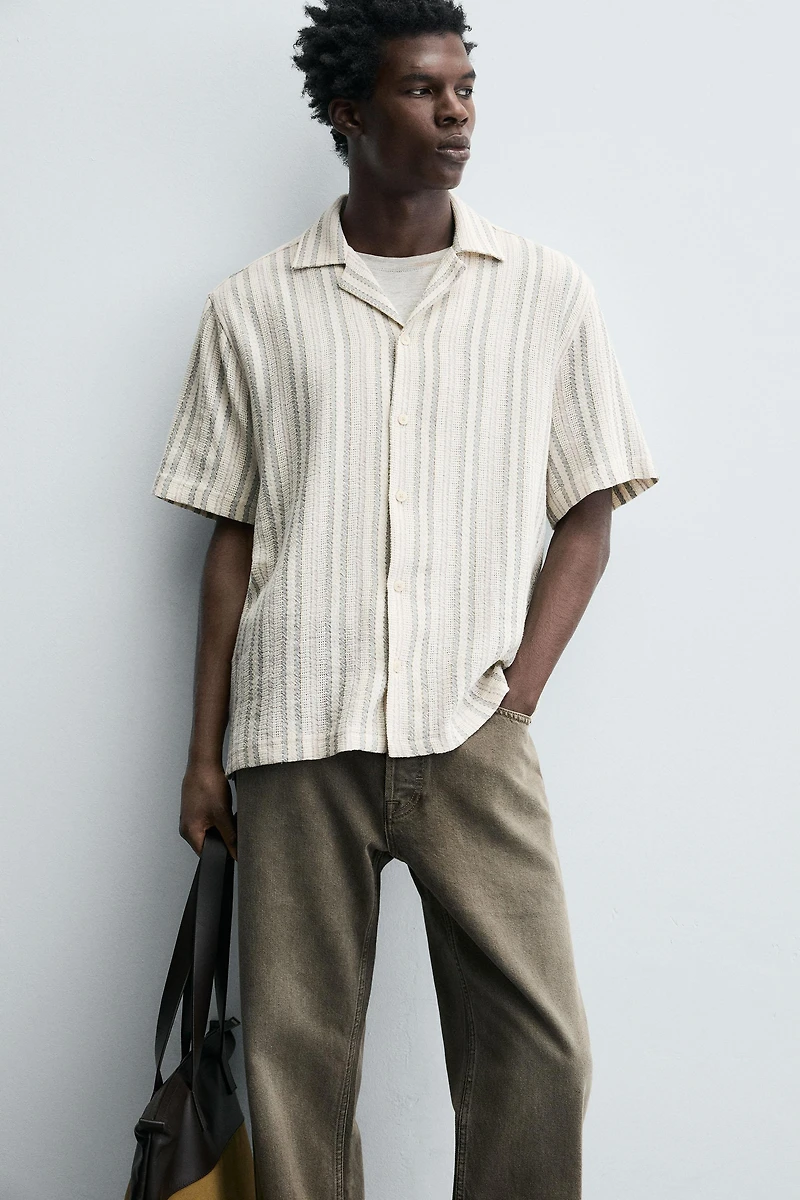 GEOMETRIC JACQUARD SHIRT