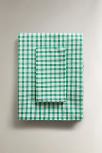 GINGHAM CHECK TABLECLOTH