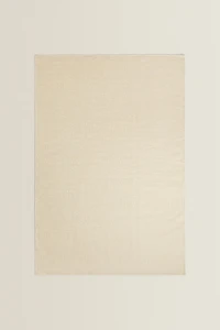 WAVY DETAIL WOOL AREA RUG