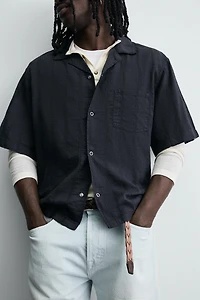 STRIPED JACQUARD SHIRT