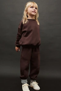 FLEECE-LINED BALLOON PANTS