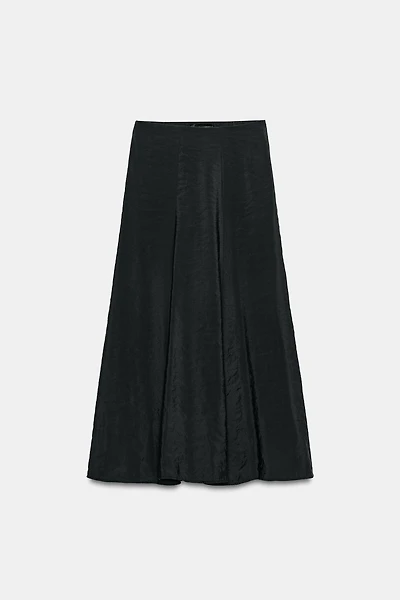 FLOWY MIDI SKIRT