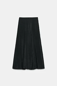 FLOWY MIDI SKIRT