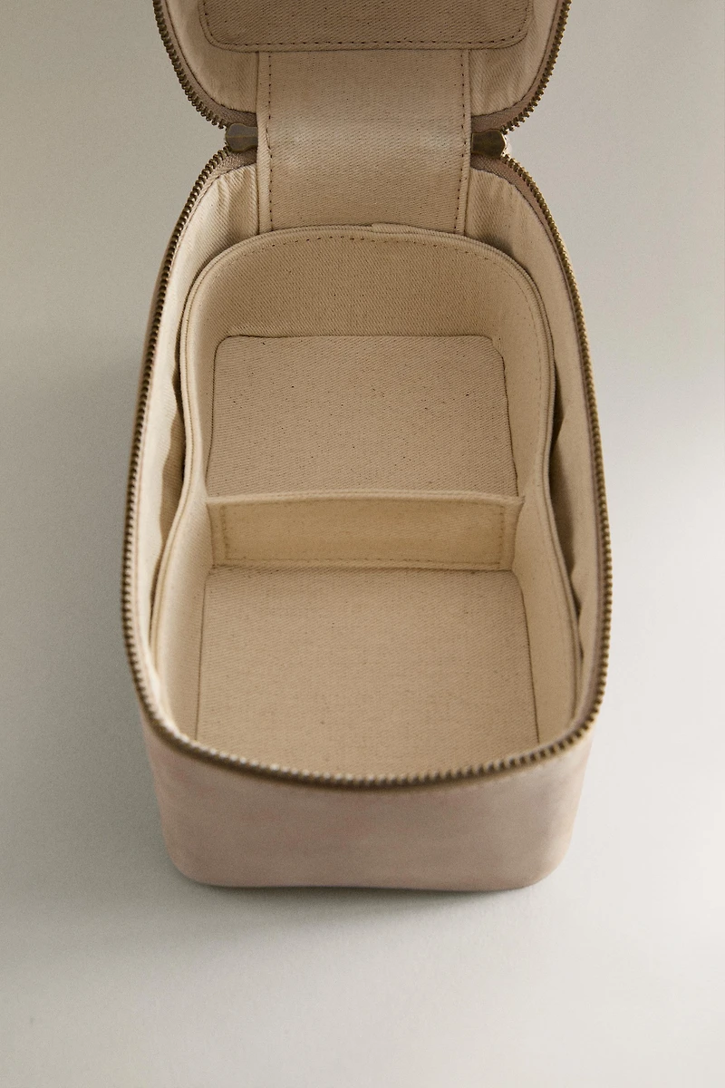 TROUSSE DE TOILETTE BIJOUX CUIR