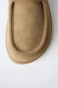 CHAUSSURES BATEAU BAREFOOT EN CUIR À LACETS
