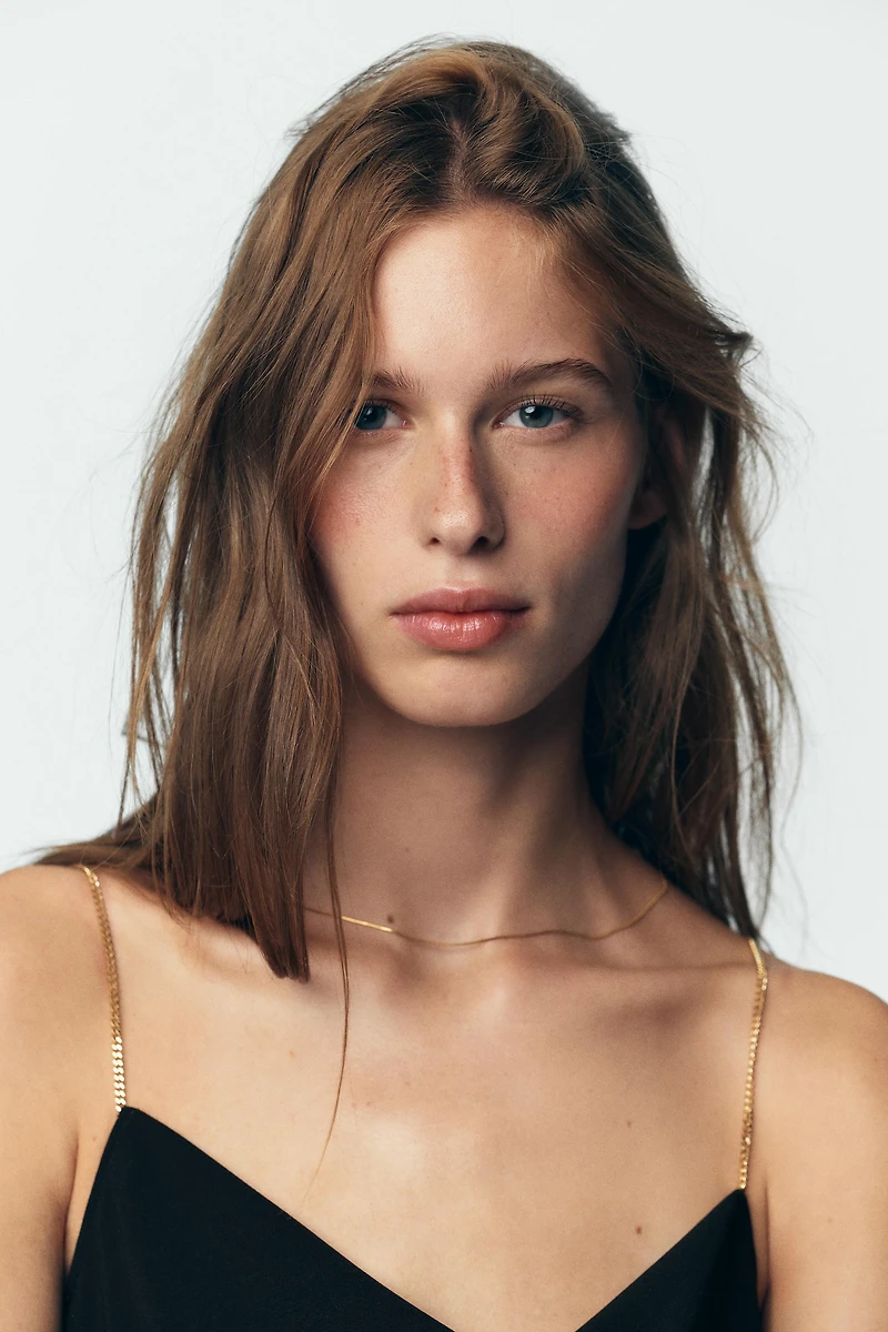 CHAIN STRAP LINGERIE TOP