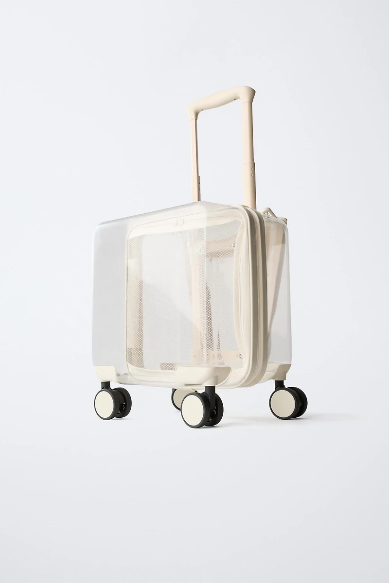 TRANSPARENT TRAVEL SUITCASE