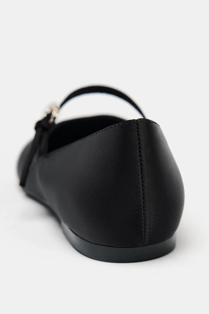SATIN EFFECT BALLET FLATS 50TH ANNIVERSARY