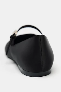 SATIN EFFECT BALLET FLATS 50TH ANNIVERSARY