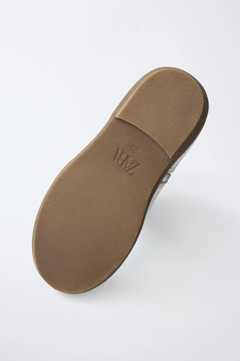 METALLIC EMBROIDERED BOOTS