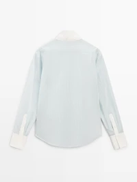 Chemise rayée détail contrastant - STUDIO