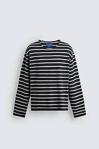 STRIPED JACQUARD T-SHIRT AARON LEVINE X ZARA