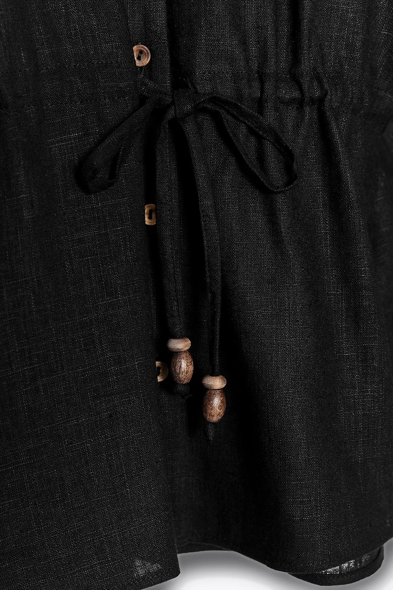 LINEN SAFARI SHIRT