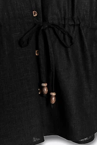 LINEN SAFARI SHIRT