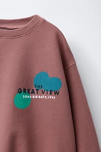 SHAPES PRINTED SWEATSHIRT