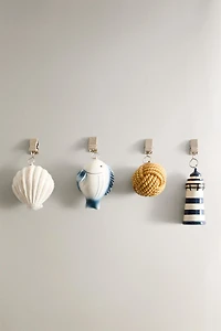 SET OF MARINE TABLECLOTH CLIPS (SET OF 4)