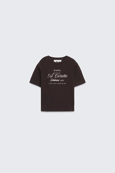 50TH ANNIVERSARY TEXT PRINT T-SHIRT