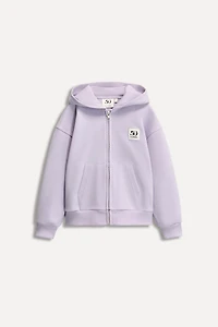 6 YEARS/ 50TH ANNIVERSARY LABEL ZIP-UP SWEATSHIRT