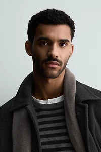 WOOL BLEND COAT WITH POCKETS