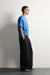 RELAXED FIT COMBINED EMBROIDERED T-SHIRT