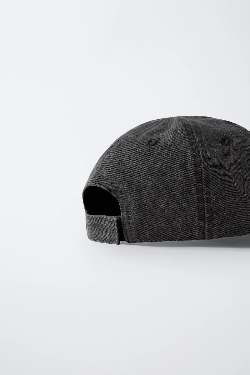 WASHED EFFECT PATCH CAP