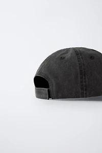 WASHED EFFECT PATCH CAP