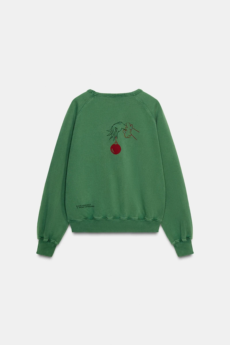 SWEAT GRINCH™ NOËL EFFET DÉLAVÉ