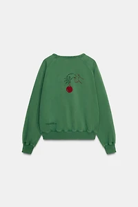 SWEAT GRINCH™ NOËL EFFET DÉLAVÉ