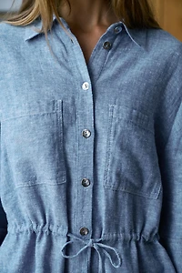 CHEMISE SAFARI AVEC LIN