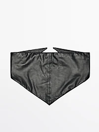 Nappa leather bandana