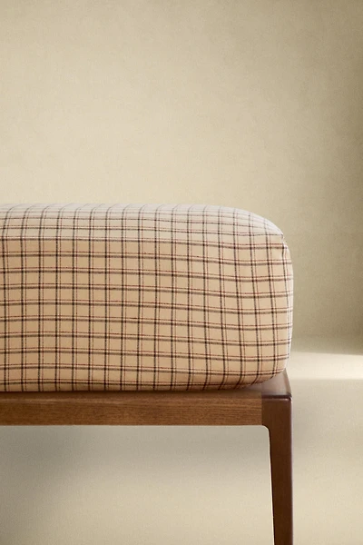 PLAID FLANNEL FITTED SHEET