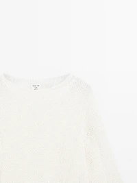 Oversize short sleeve sweater - STUDIO