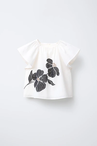 FLORAL PRINT BLOUSE