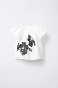 FLORAL PRINT BLOUSE