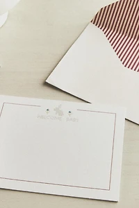 CARTE WELCOME BABY LAPIN