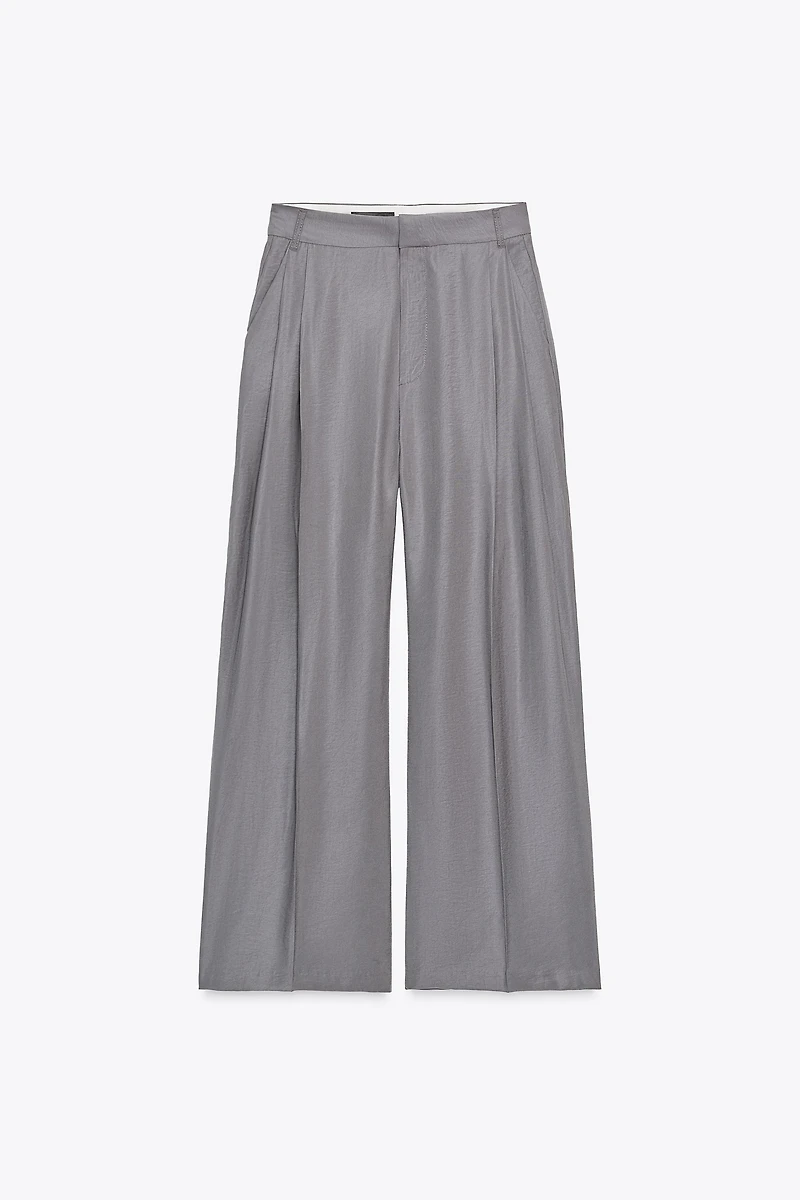 PANTALON DOUBLE PLI PATTES DE BOUTONNAGE
