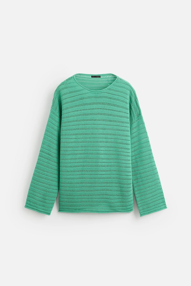 PULL STRUCTURÉ AJOURÉ