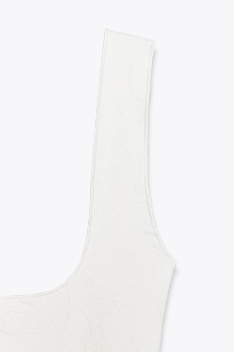 STRETCH SQUARE NECK DRESS